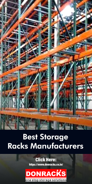 A Series of Storage Racks Arranged In An Warehouse For Their Storage Purpose.